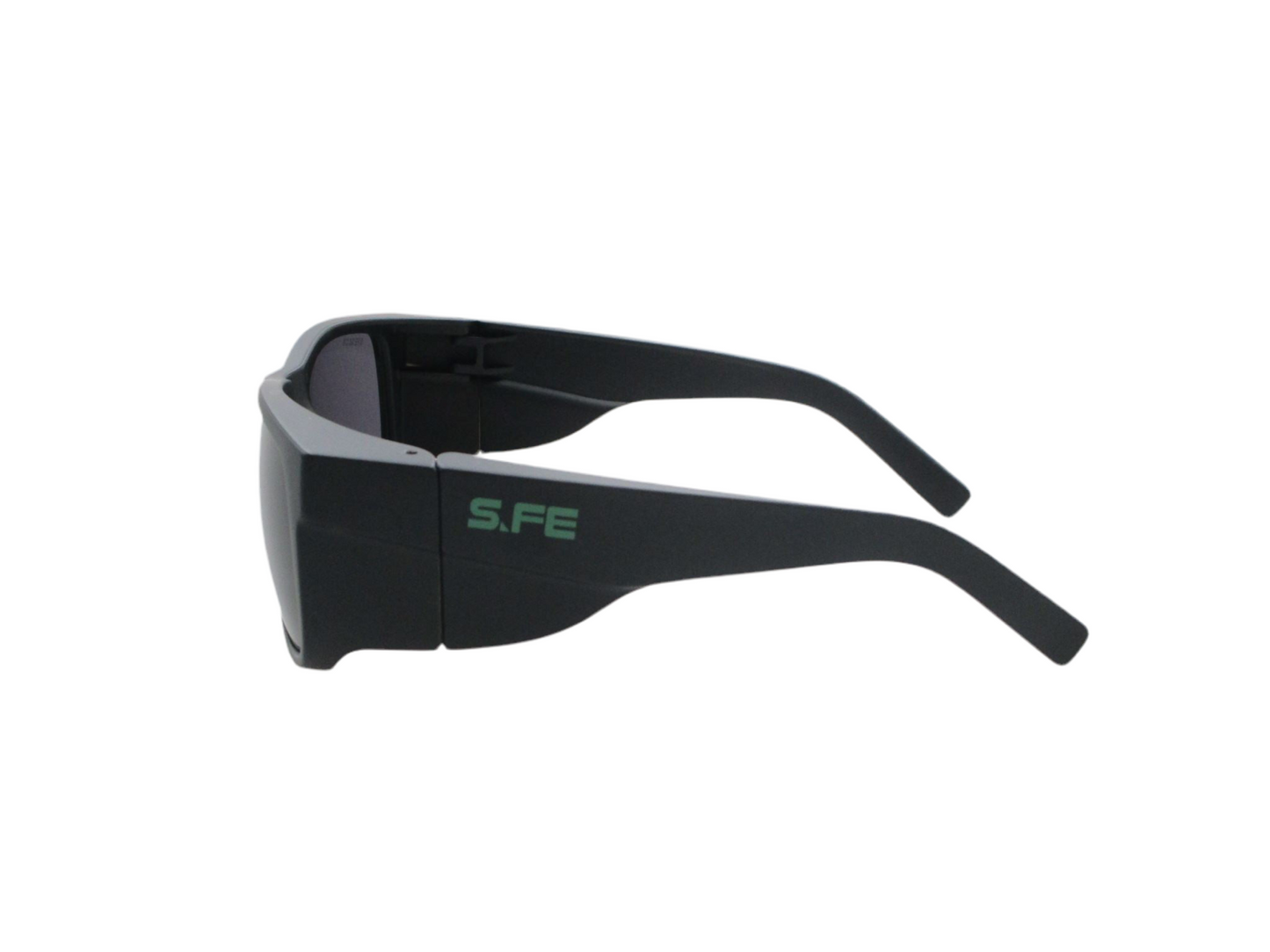 S.FE ONE Black Frame, UV400 Grey Lens Recycled Safety Glasses