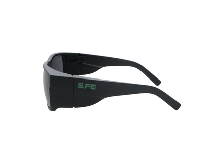 S.FE ONE Black Frame, UV400 Grey Lens Recycled Safety Glasses