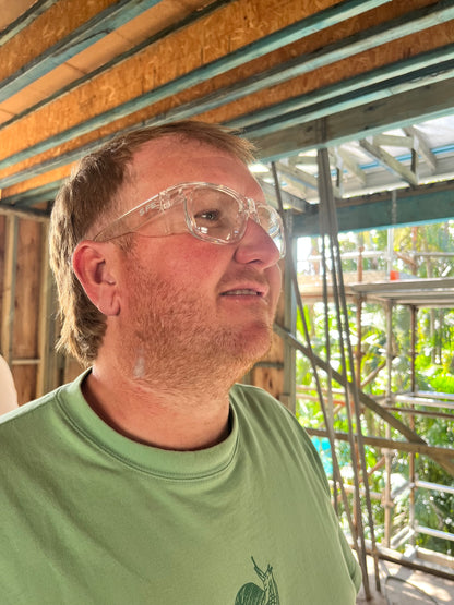 S.FE ONE Clear Frame, Clear Lens Recycled Safety Glasses